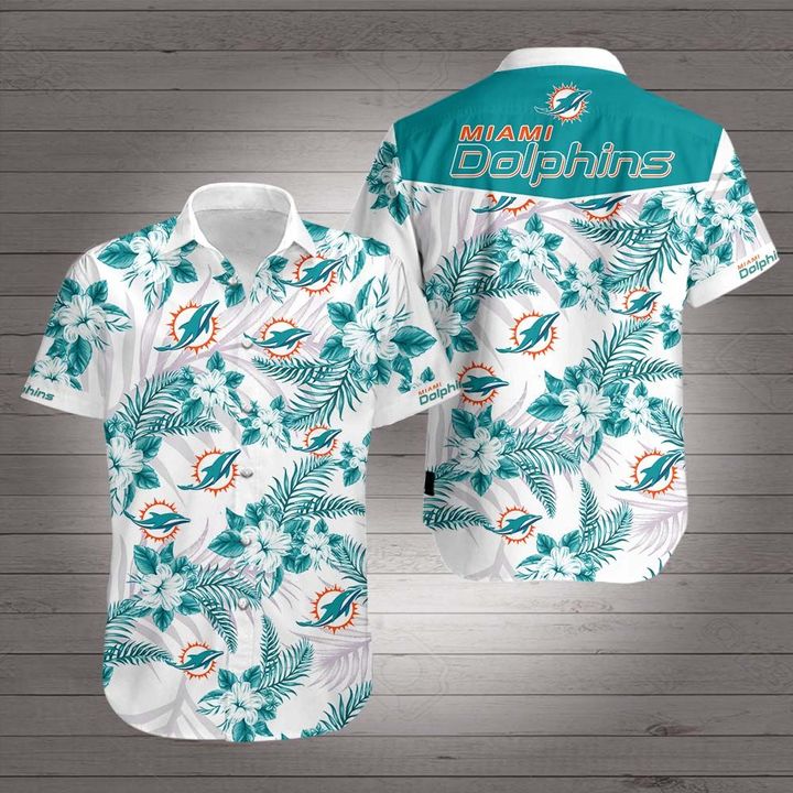 NFL Miami dolphins hawaiian shirt