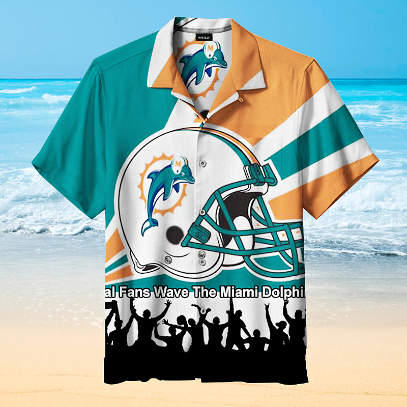 Miami Dolphins Hawaiian Shirt Baseball