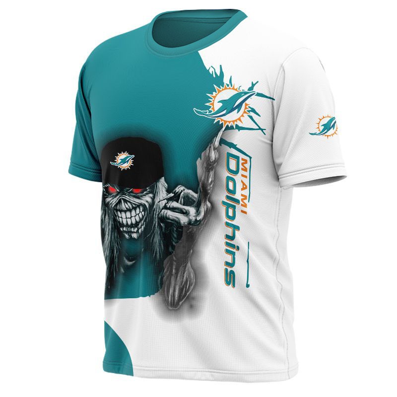 Miami Dolphins T-shirt ultra death gift for Halloween