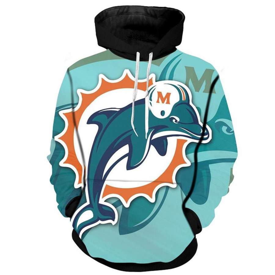 Miami Dolphins Apparel 140 Hoodie All Over Printed