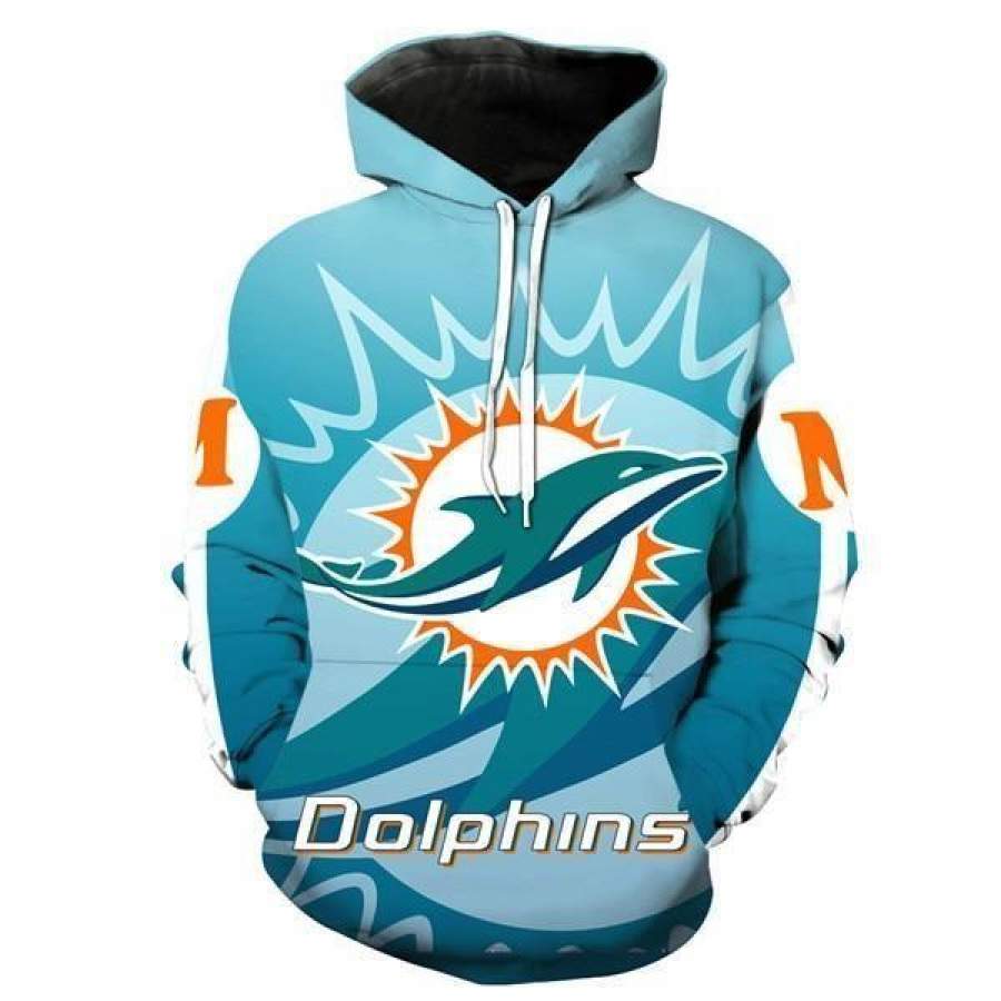 Miami Dolphins Shop - miami dolphins hoodie 3d style158 all over printed20559