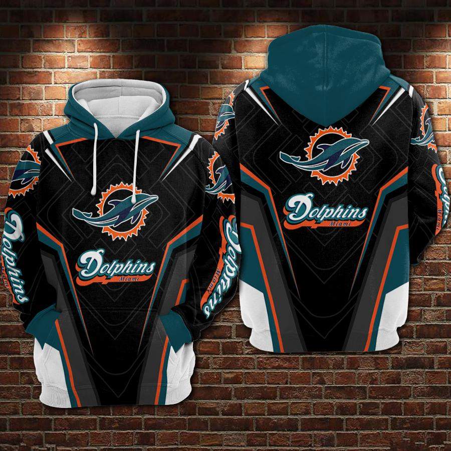 Miami Dolphins Hoodie 3D Style All Over Printed