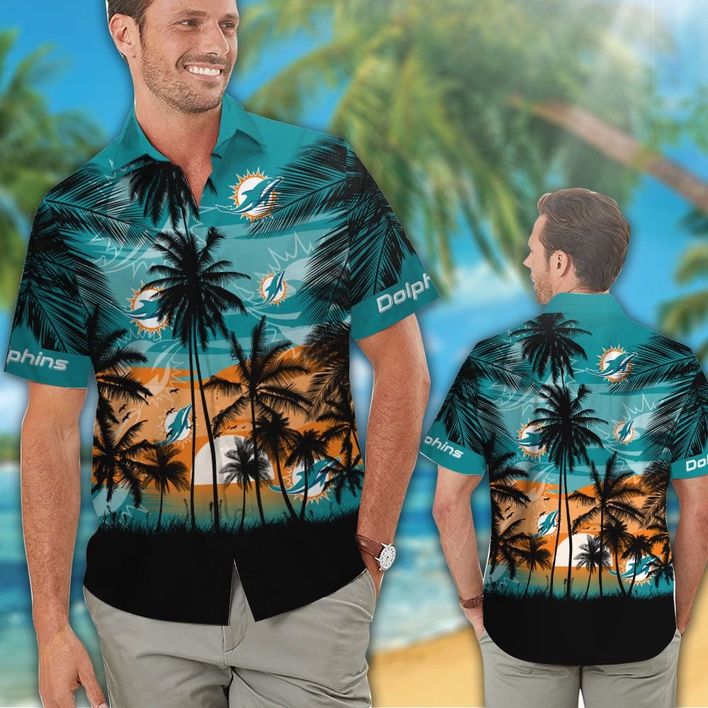NFL Miami Dolphins Hawaiian Shirt Tropical