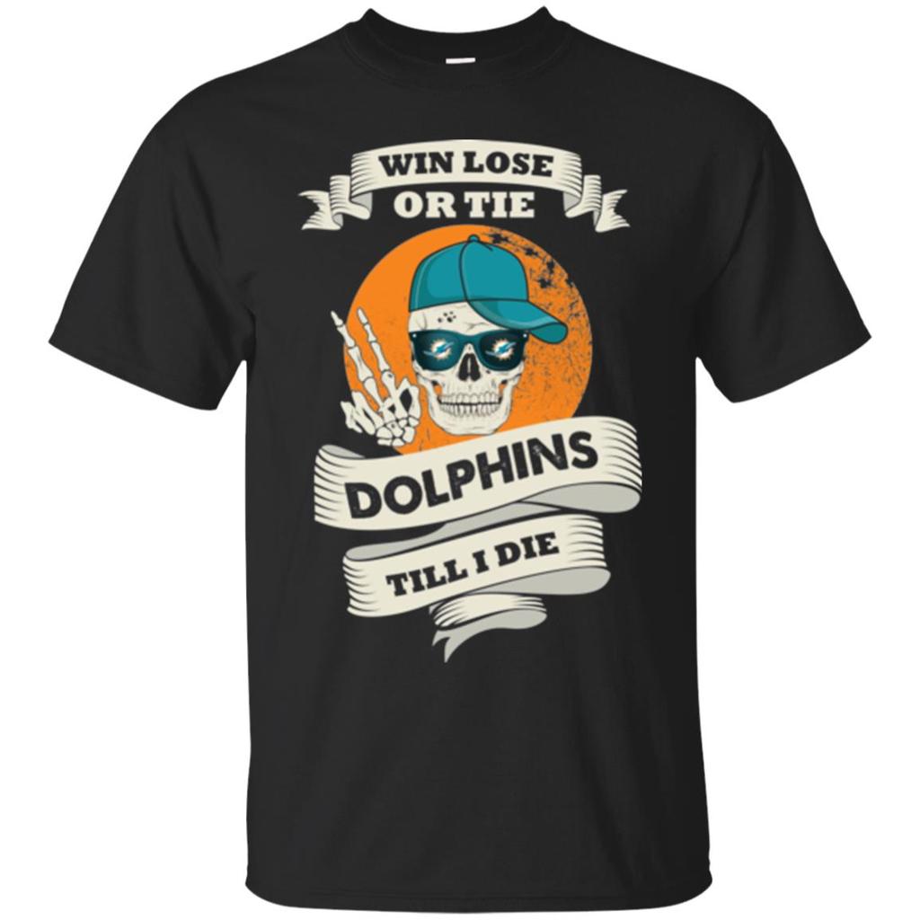 Miami Dolphins Shop - skull say hi miami dolphins t shirts42326
