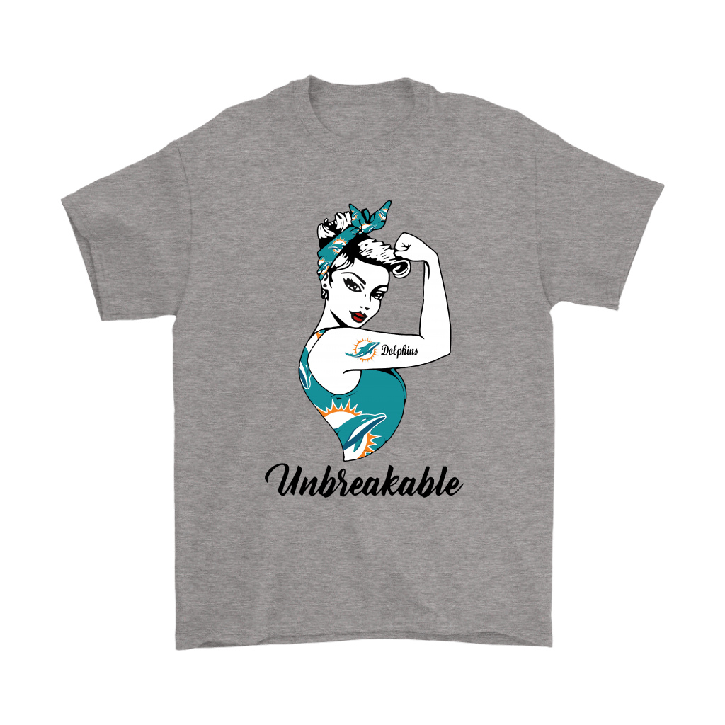 Miami Dolphins Shop - strong miami dolphins unbreakable strong woman nfl shirts69071