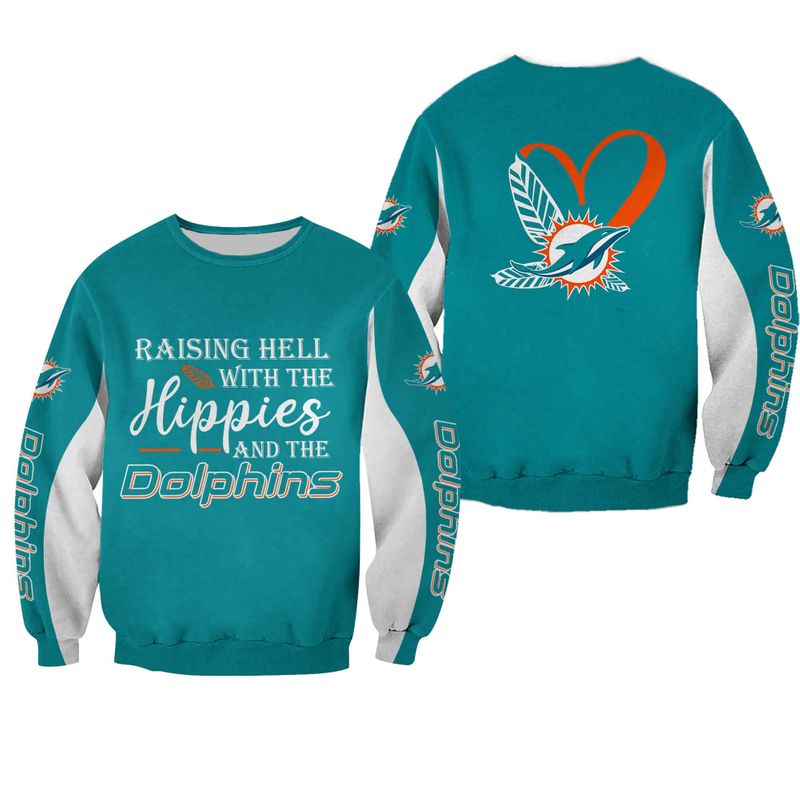 Miami Dolphins Shop - nfl miami dolphins sweatshirt limited edition all over print20093