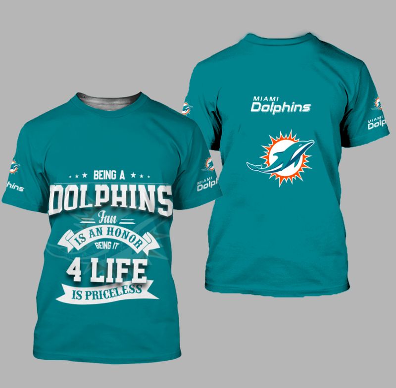 NFL Miami Dolphins T-shirt Being A Dolphins Fan Is An Honor