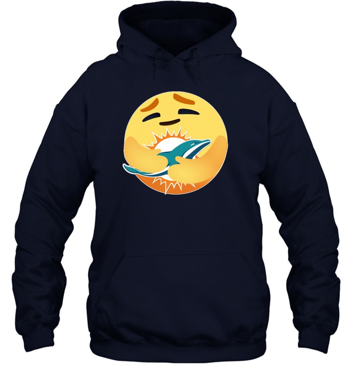 Miami Dolphins Shop - love the miami dolphins love hug facebook care emoji nfl shirts hoodie60519