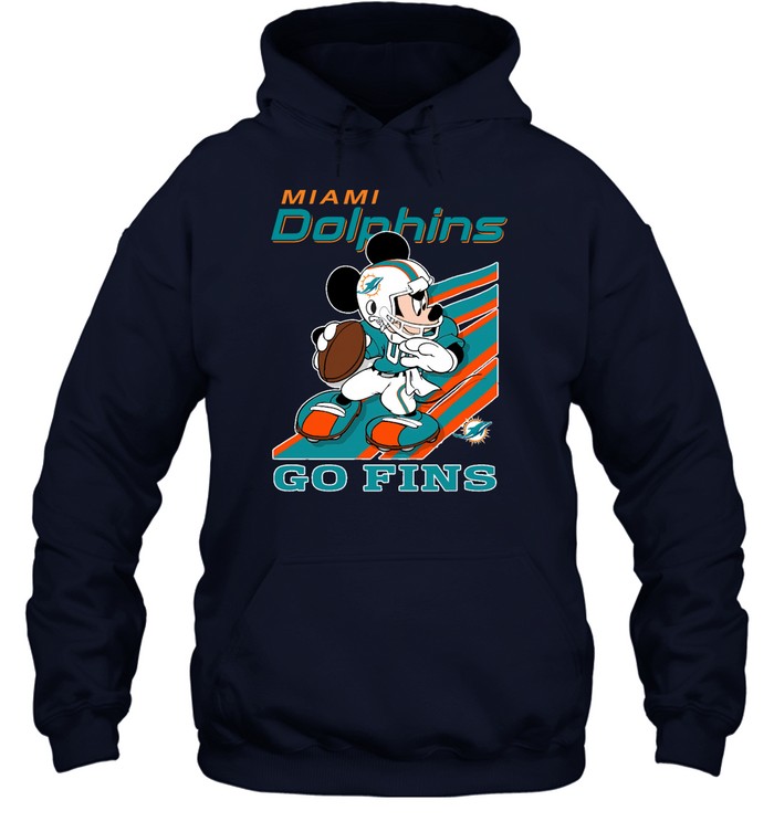 Miami Dolphins Shop - miami dolphins slogan go fins mickey mouse nfl shirts hoodie79924