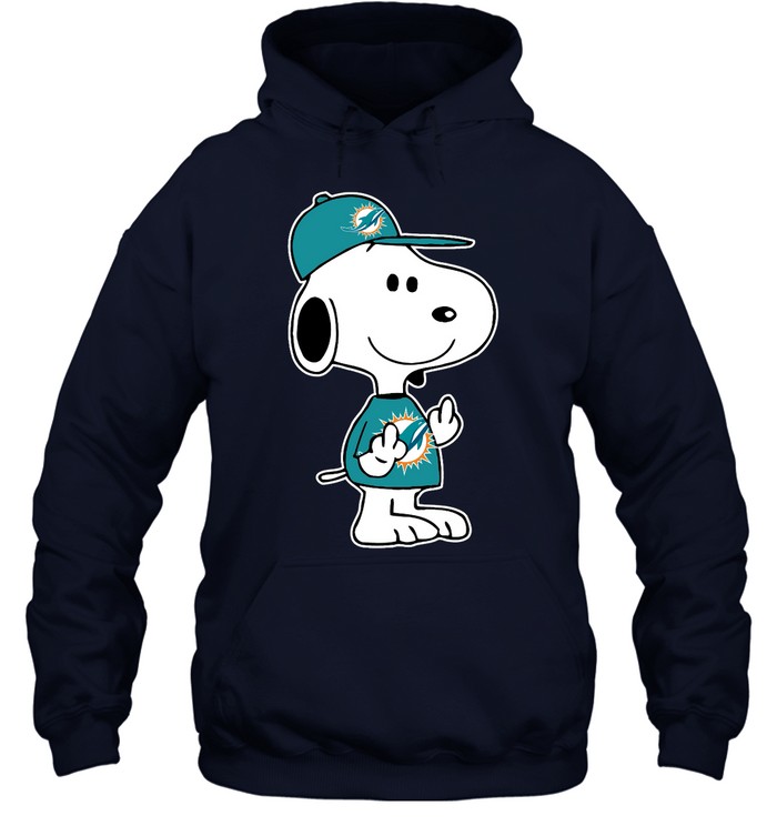 Miami Dolphins Shop - miami dolphins snoopy double middle fingers fck you nfl shirts hoodie78927
