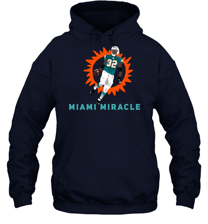 Miami Dolphins Shop - miami miracle tshirt for fans hoodie19216