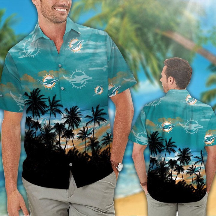 NFL Miami Dolphins Hawaiian Shirt Tropical Aloha 11