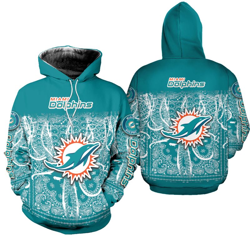 Miami Dolphins Shop - nfl miami dolphins hoodie bandana skull limited edition64844