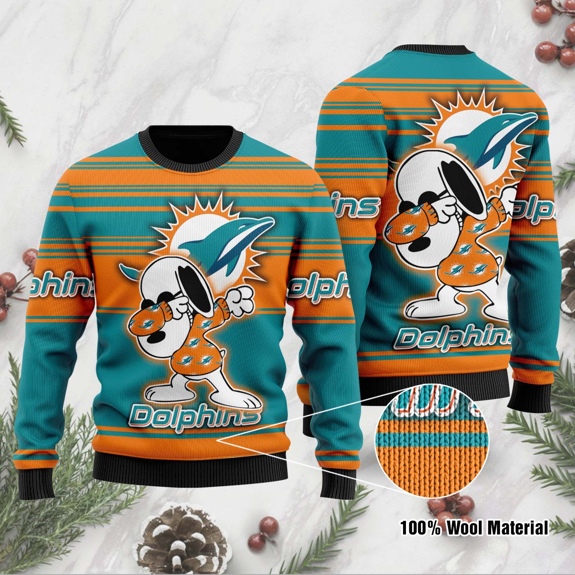 Miami Dolphins Shop - nfl miami dolphins sweater ugly christmas62916