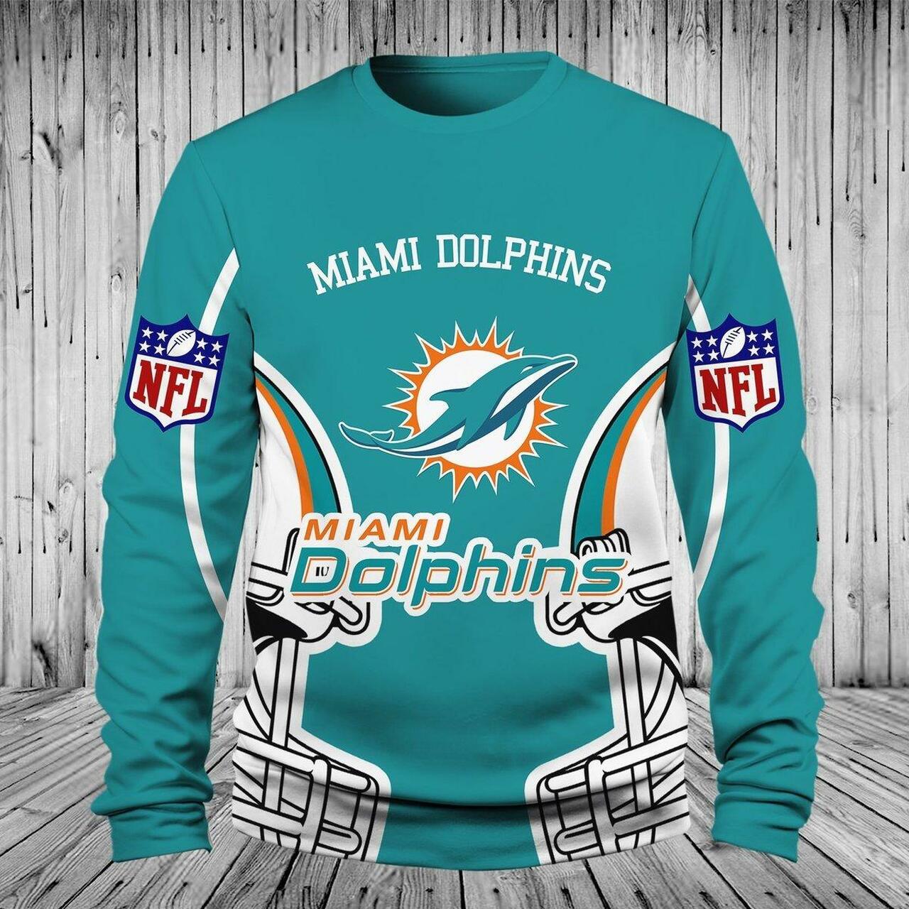 NFL Miami Dolphins Sweatshirt 3D