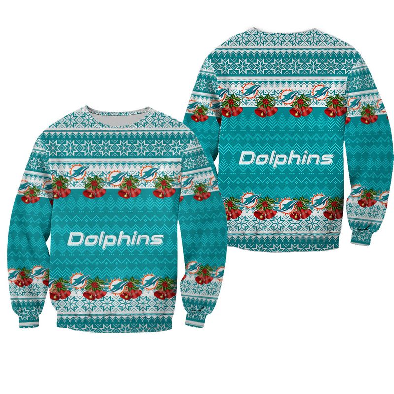 Miami Dolphins Shop - nfl miami dolphins sweatshirt christmas limited edition
