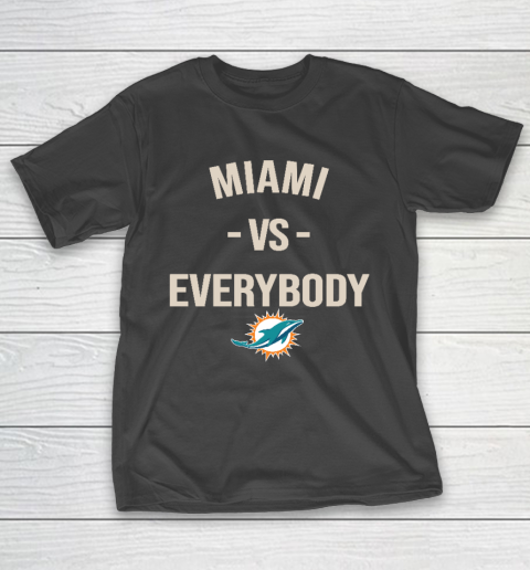 Miami Dolphins Shop - nfl miami dolphins tshirt vs everybody69568