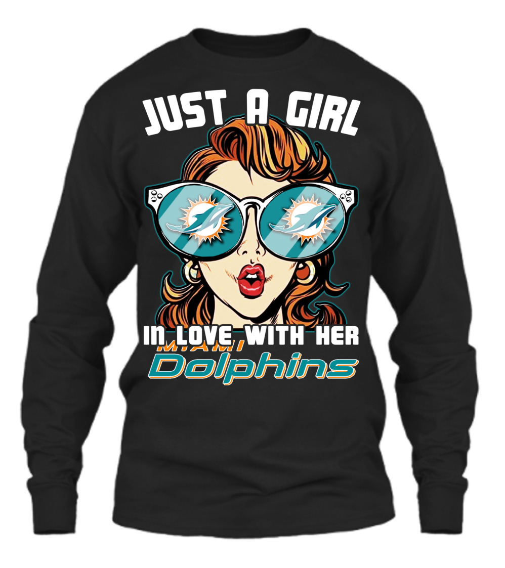 Miami Dolphins Shop - girl in love miami dolphins sweatshirt26948