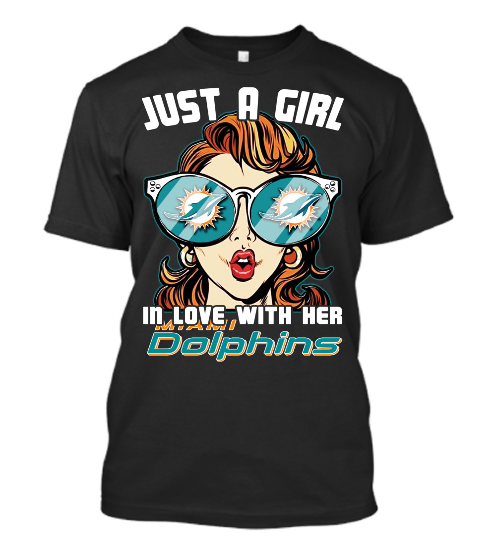 Miami Dolphins Shop - girl in love miami dolphins tshirt25310