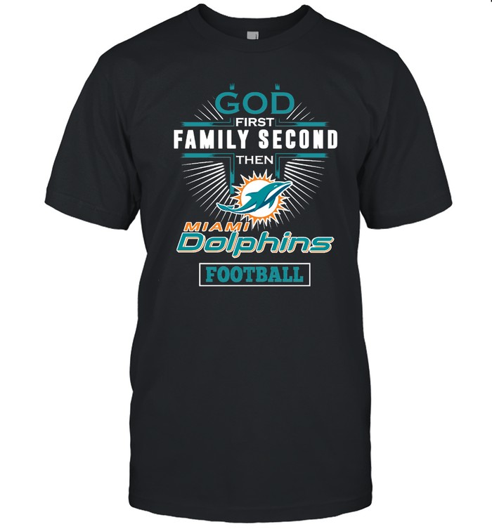 Miami Dolphins Shop - god family miami dolphins tshirt91430