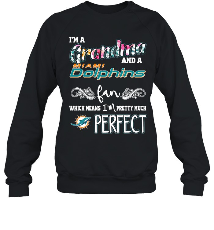 Miami Dolphins Shop - grandma v1 miami dolphins sweatshirt59459