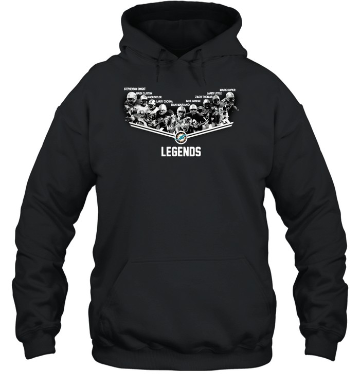 Miami Dolphins Shop - miami dolphins legends players signature hoodie53939