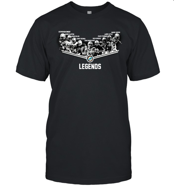 Miami Dolphins Shop - miami dolphins legends players signature tshirt62317