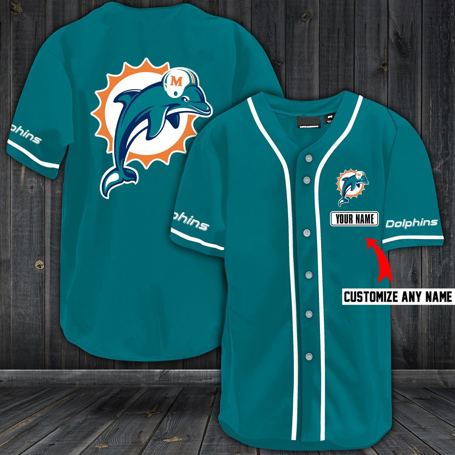 Miami Dolphins Shop - nfl miami dolphins baseball customized jersey41881