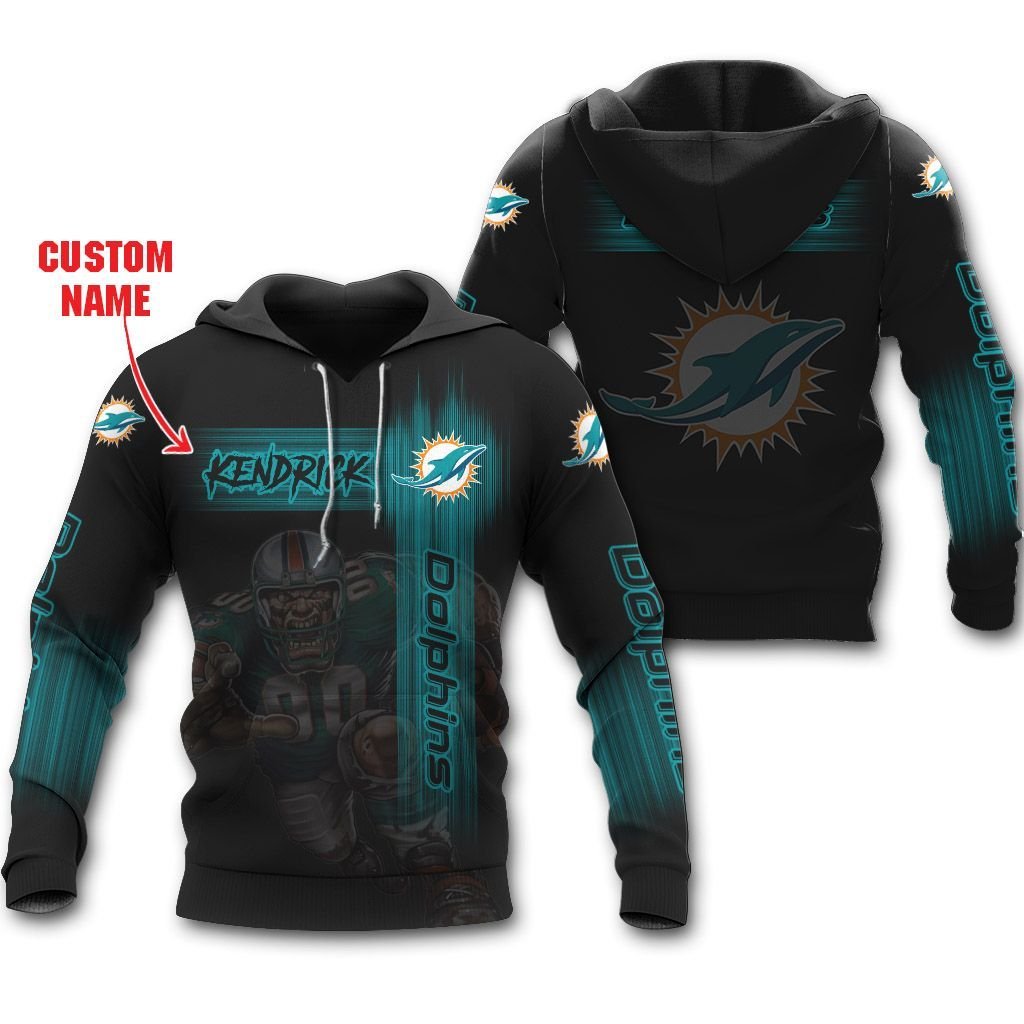Miami Dolphins Shop - nfl miami dolphins hoodie custom name64300