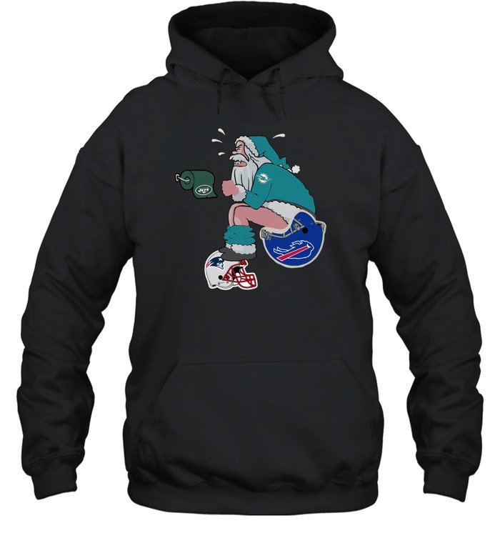 Miami Dolphins Shop - santa claus miami dolphins shit on other teams christmas hoodie27014