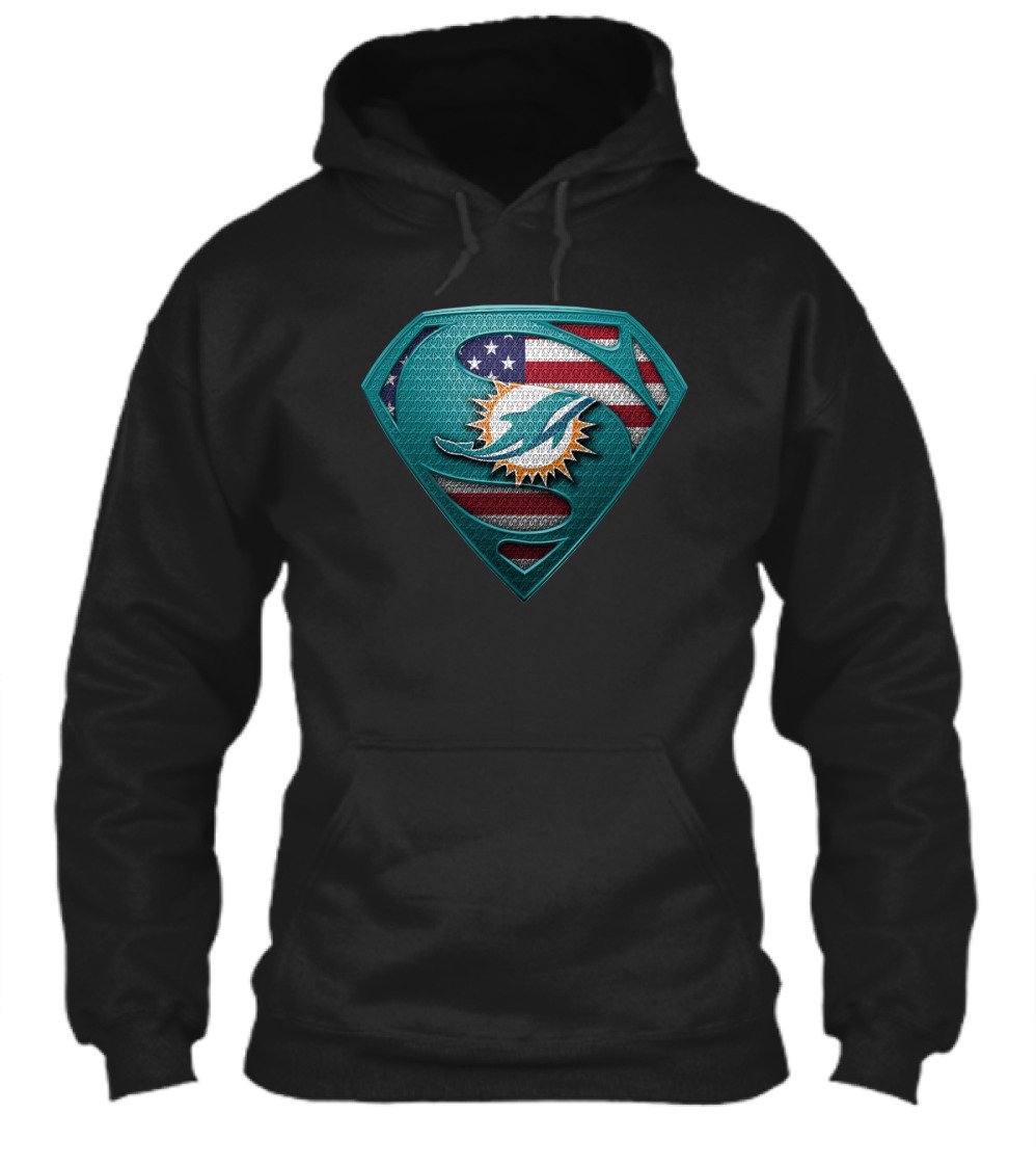 Miami Dolphins Shop - super man v2 miami dolphins hoodie74552