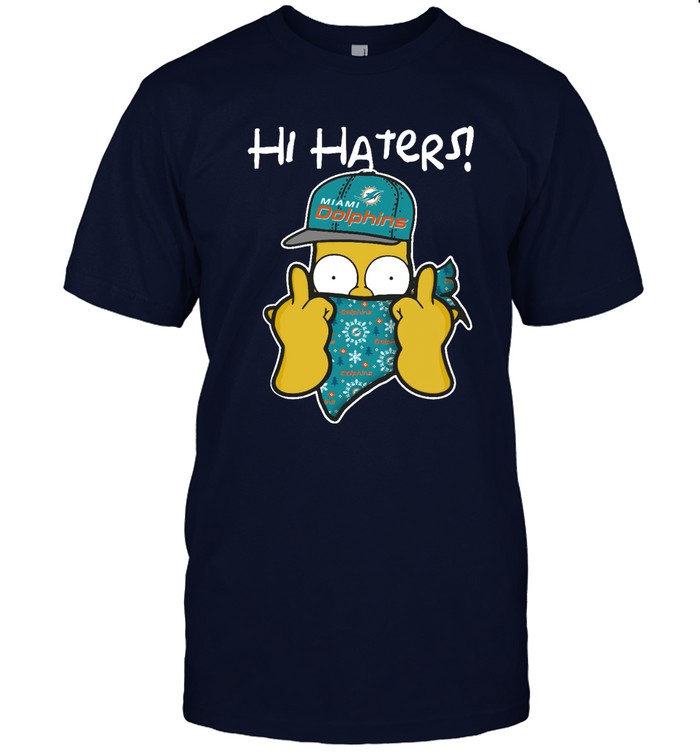 Miami Dolphins Shop - the simpsons christmas gangster hi hater miami dolphins tshirt23958
