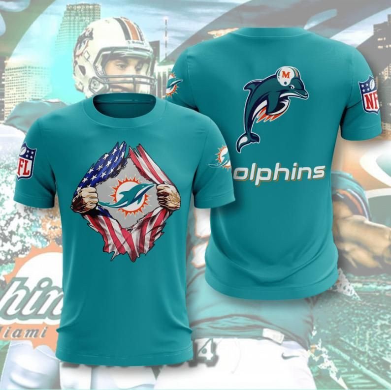 Miami Dolphins Shop - miami dolphins tshirt 3d for fans36523