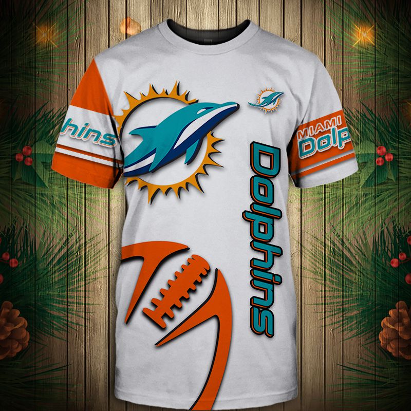 Miami Dolphins Shop - miami dolphins tshirt graphic balls82040