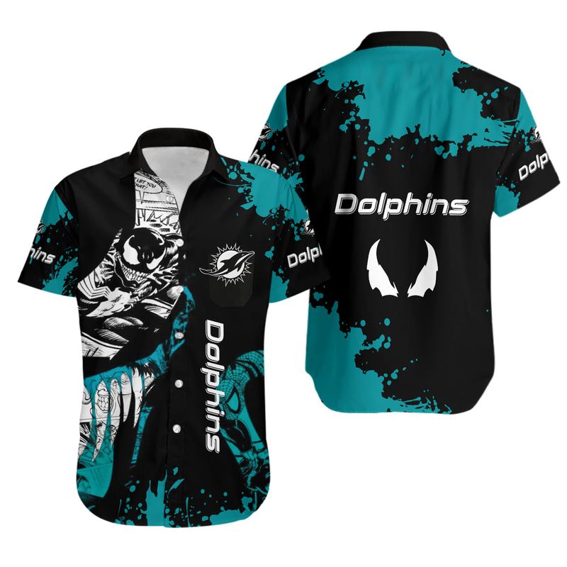 Miami Dolphins Shop - miami dolphins venom shirt limited edition all over print48911