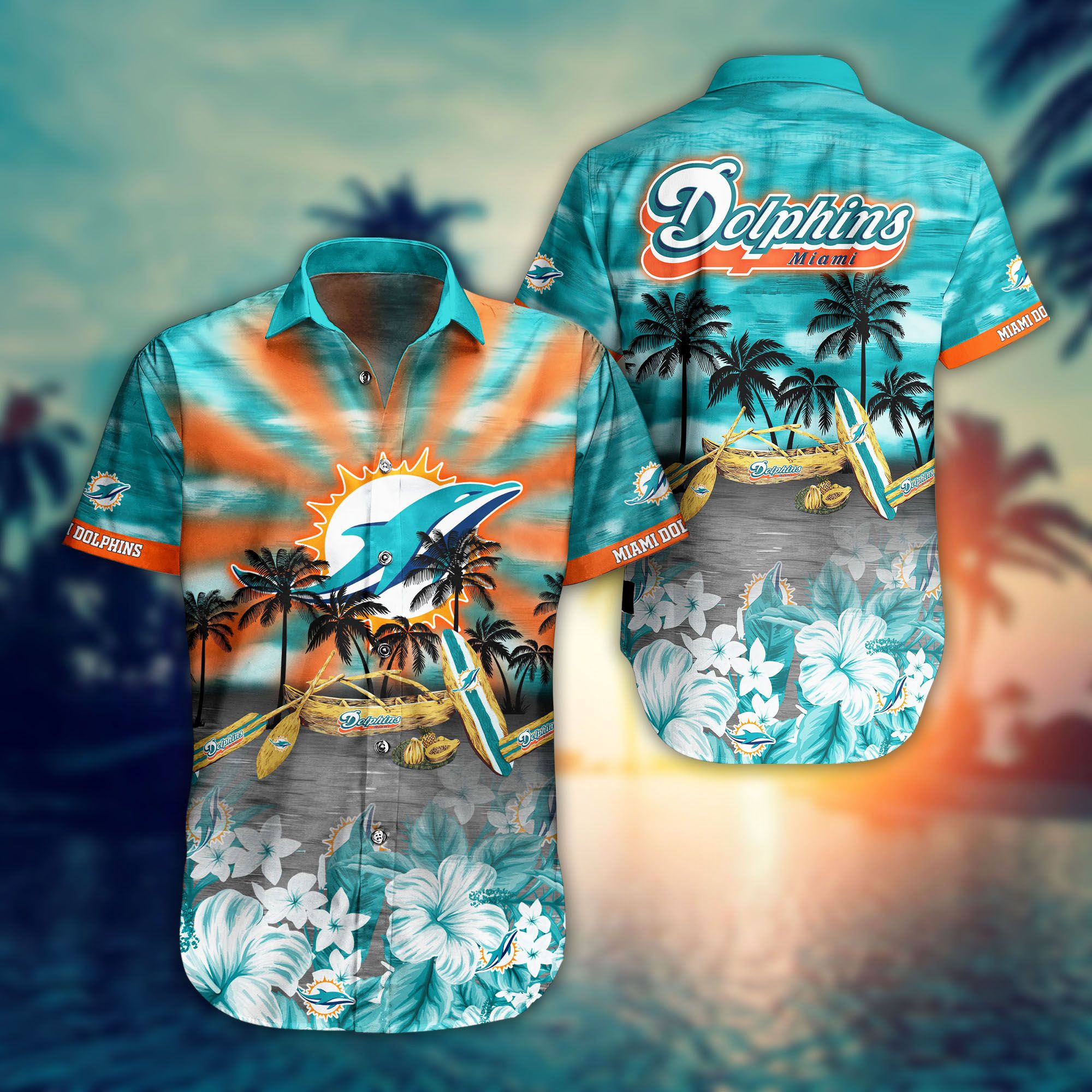 Miami Dolphins Shop - nfl miami dolphins hawaiian shirt lover new summer40668