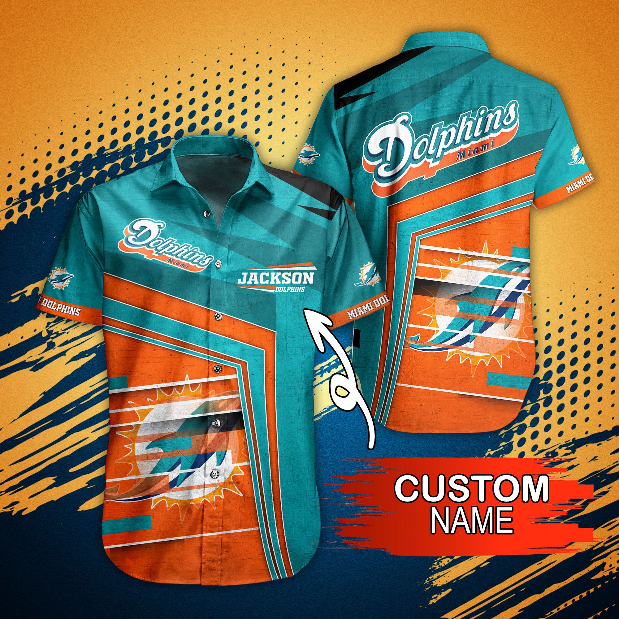 NFL Miami Dolphins Personalize Hawaiian Shirt New Style For This Summer