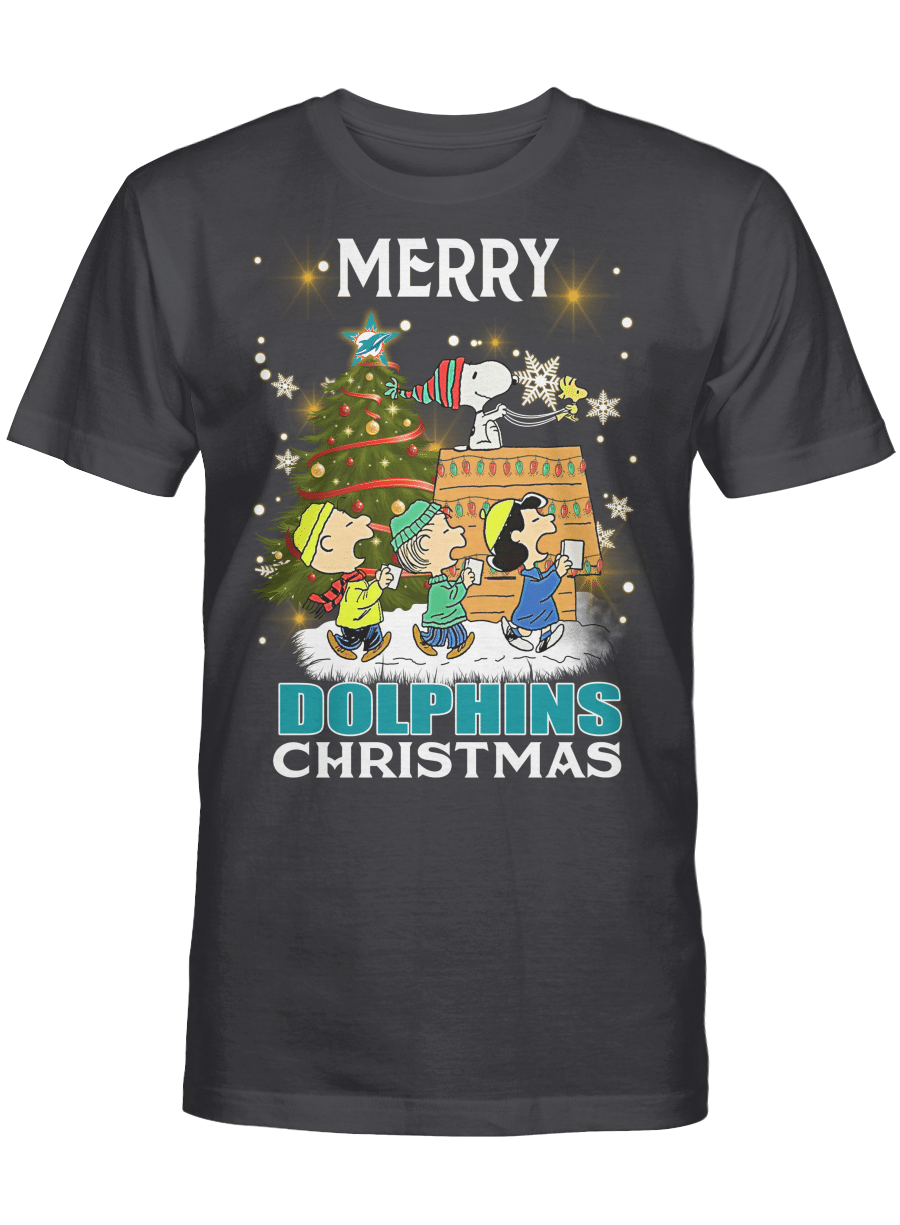 Miami Dolphins Shop - nfl merry miami dolphins christmas tshirt for fan35769