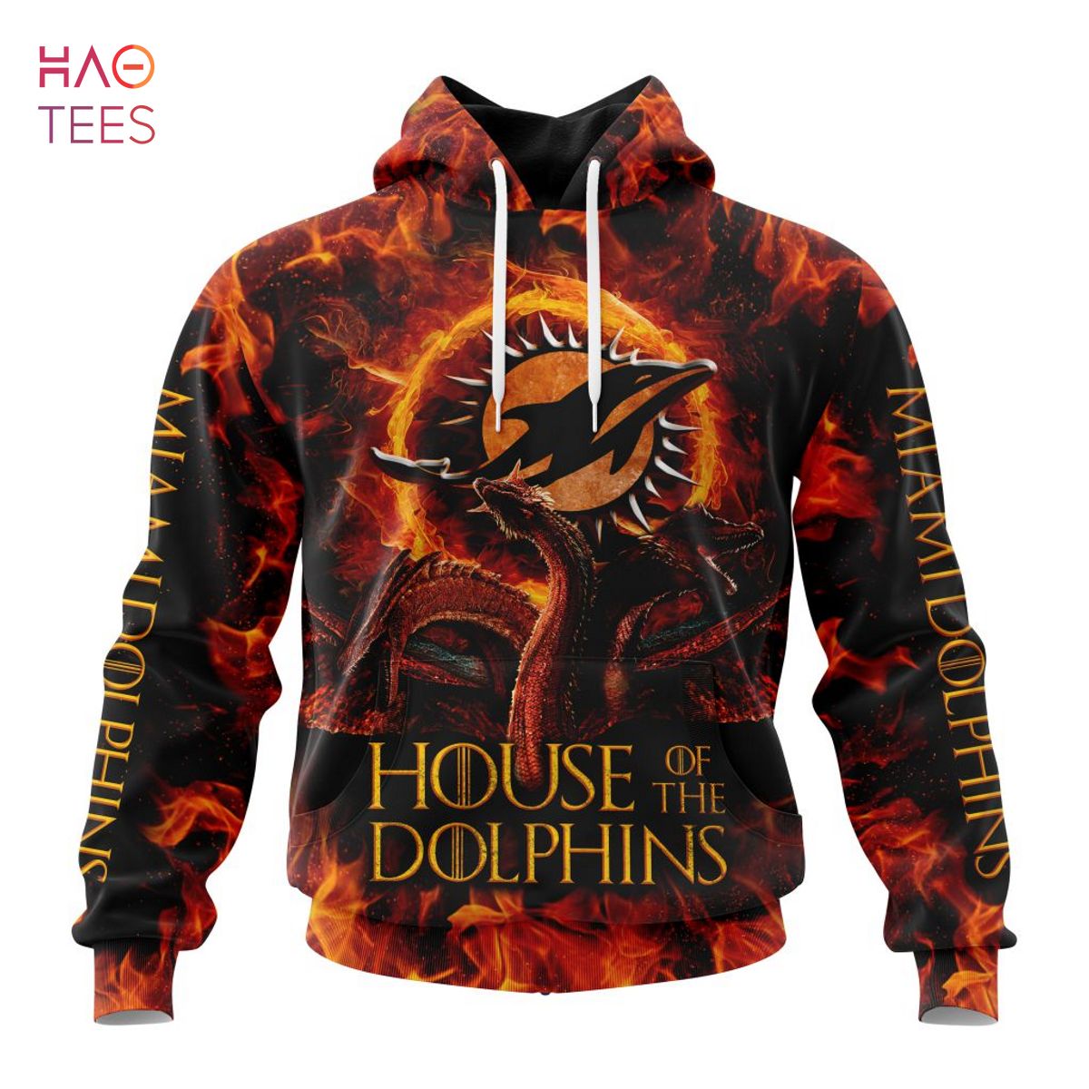 Miami Dolphins Shop - nfl miami dolphins game of thrones house of the dolphins hoodie 3d26471