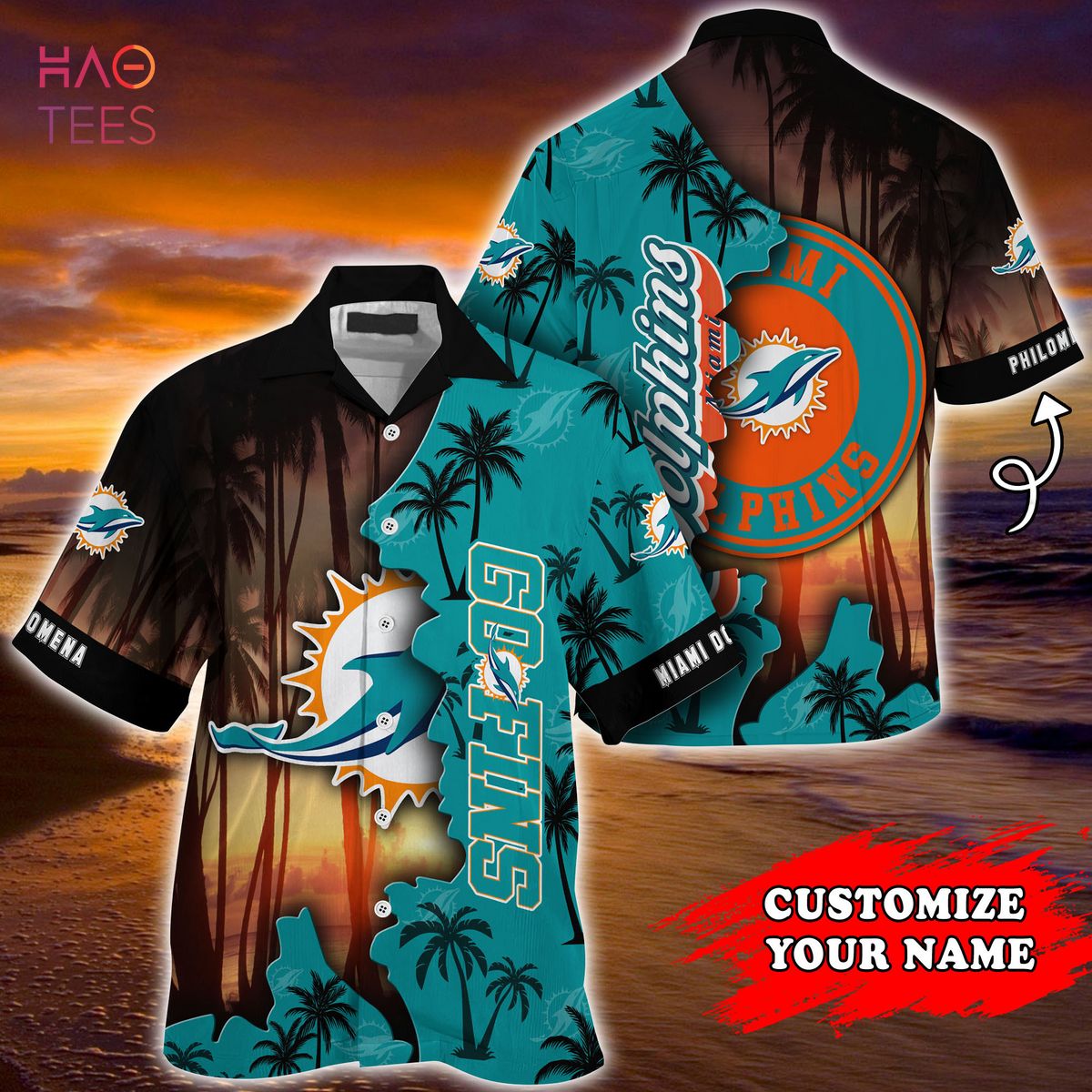 Miami Dolphins Shop - nfl miami dolphins hawaiian shirt for fan 202263890