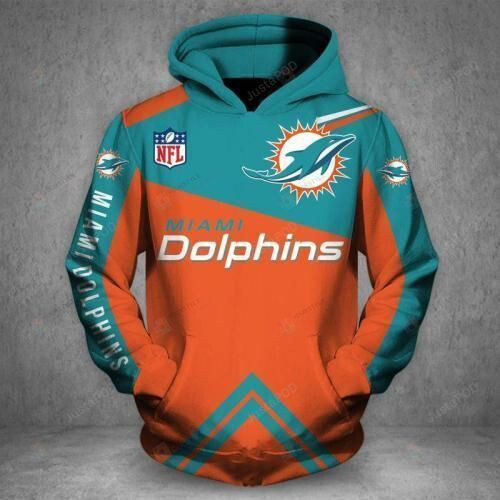 Miami Dolphins Shop - Miami Dolphins 3D All Over Print Hoodie Zip up Hoodie MTE26