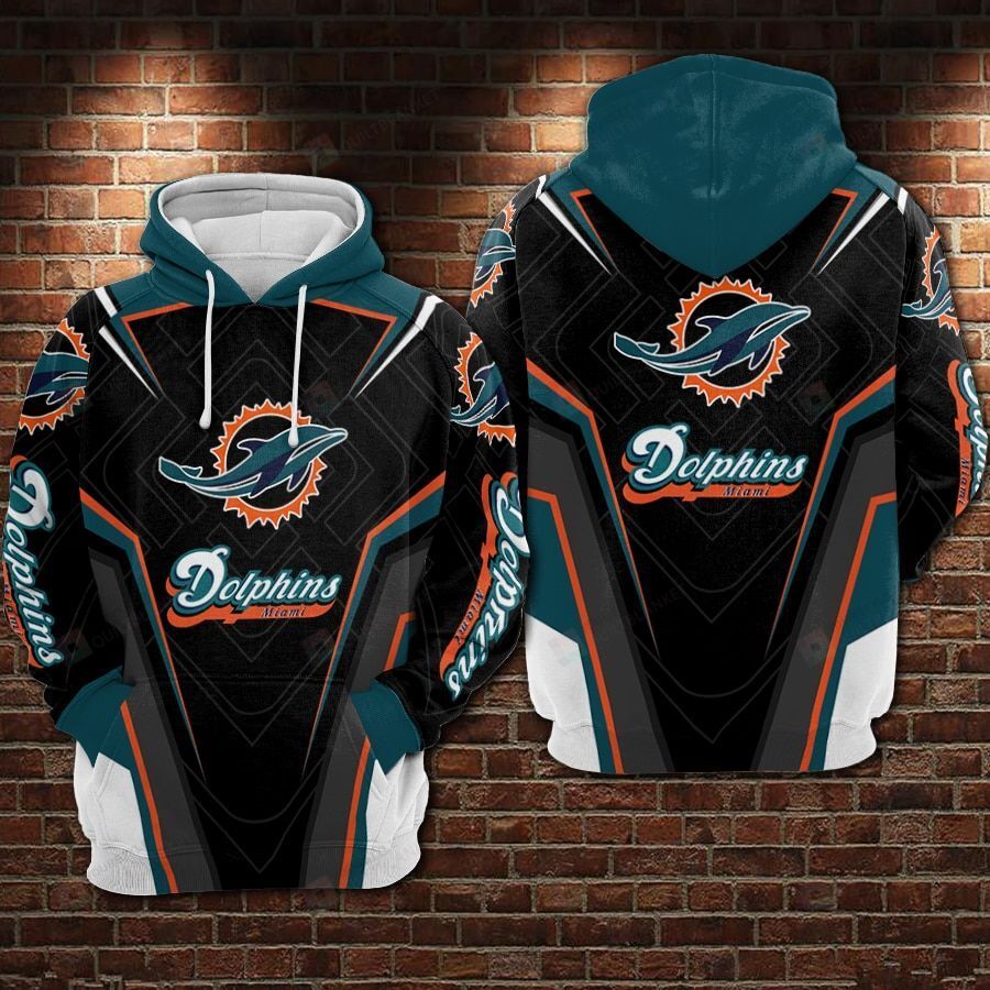 Miami Dolphins Shop - Miami Dolphins For Unisex 3D All Over Print Hoodie Zip up Hoodie MTE01