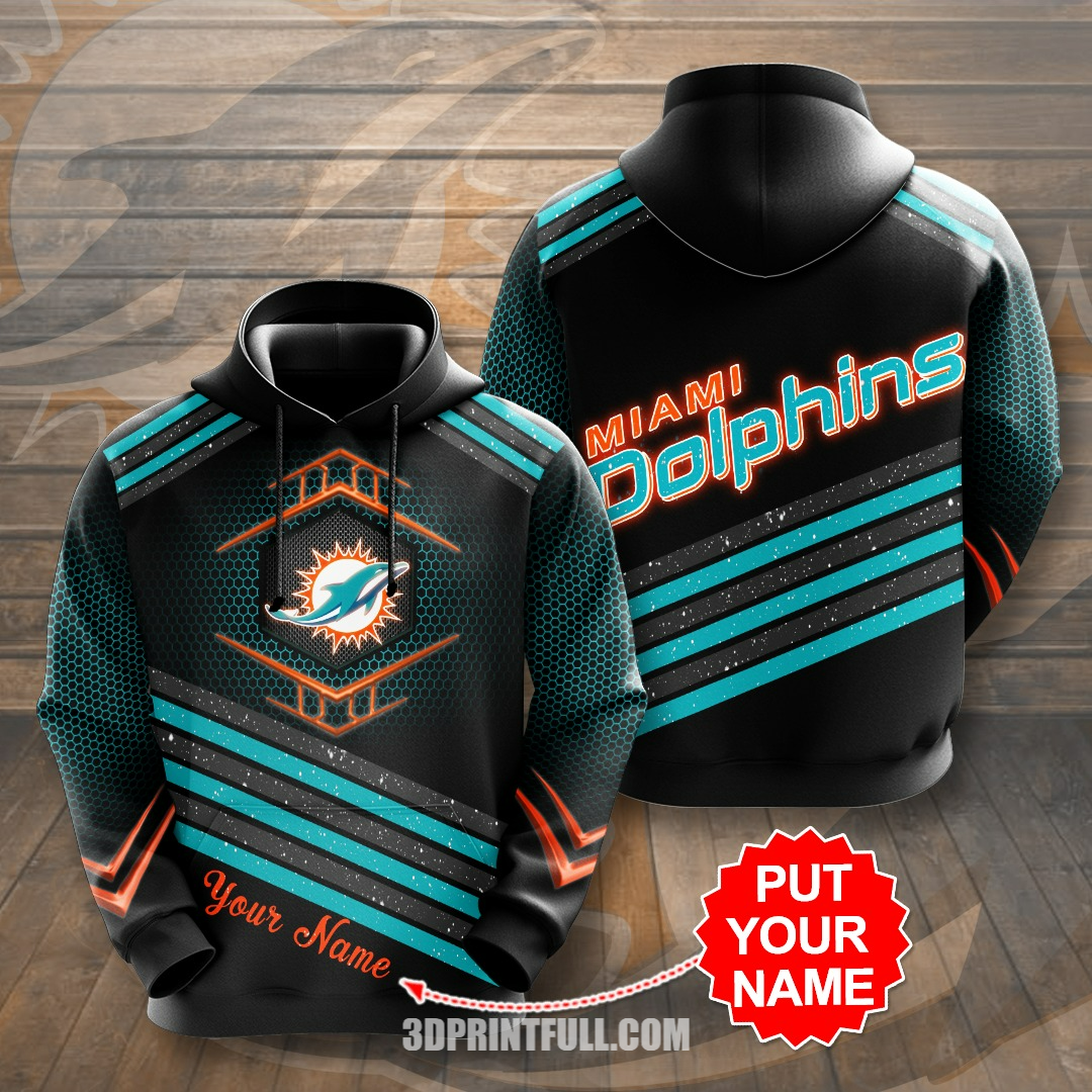 Miami Dolphins Shop - NFL Miami Dolphins Hoodie 3D For men women