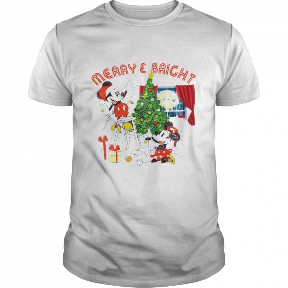 Miami Dolphins Shop - Disney Mickey and Minnie Mouse Christmas shirt 1