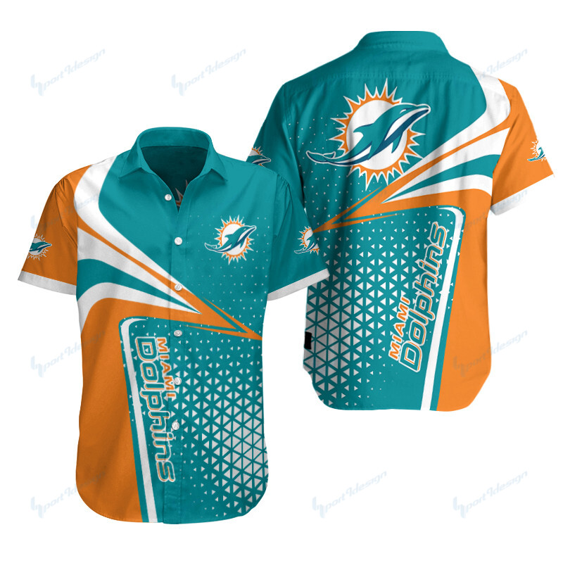 Miami Dolphins Shop - Miami Dolphins Button Shirts V15