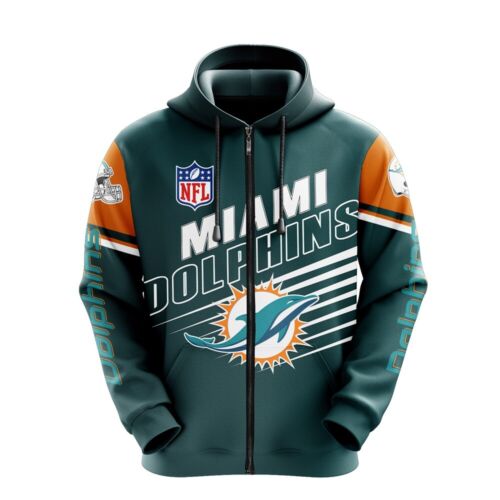 Miami Dolphins Shop - Miami Dolphins Hoodie 3D V1
