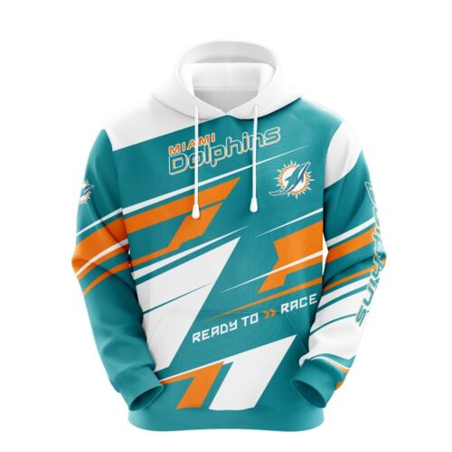 Miami Dolphins Shop - Miami Dolphins Hoodie 3D V10