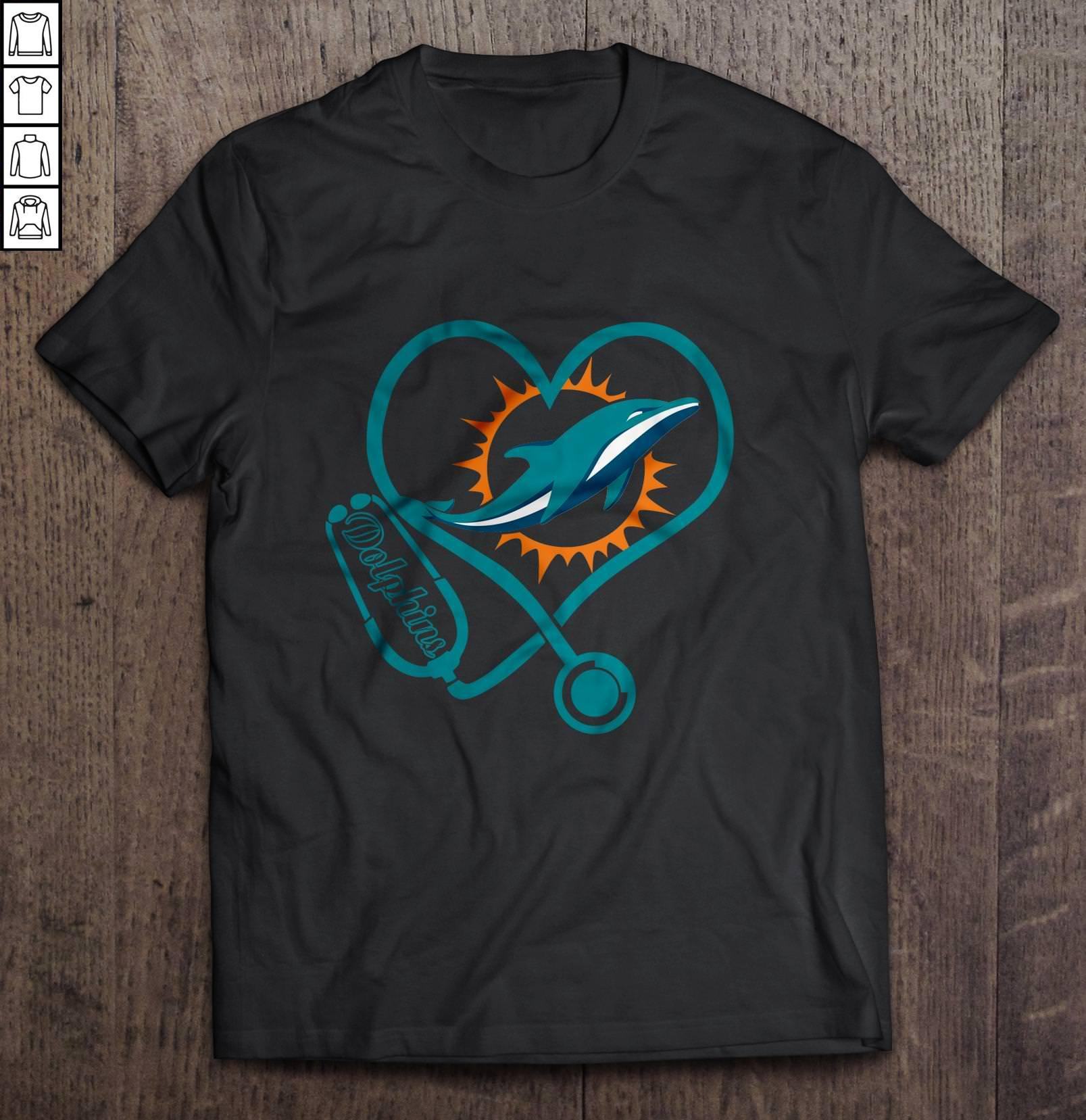 Miami Dolphins Shop - Miami Dolphins Stethoscope NFL Gift Top 1