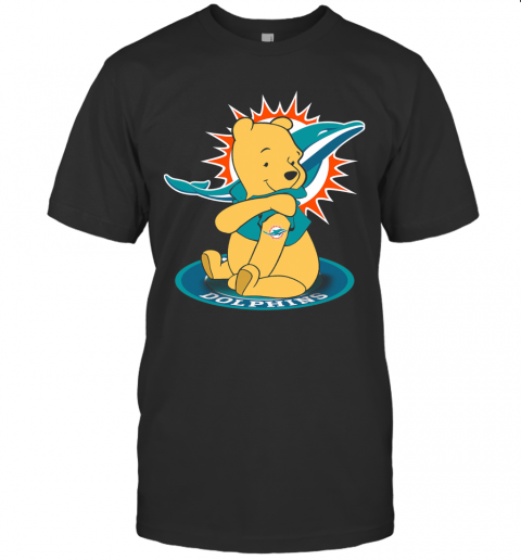 Miami Dolphins Shop - Pooh Tattoo Miami Dolphins T Shirt 1