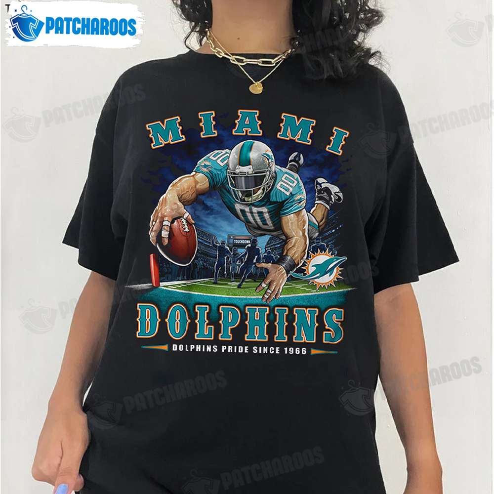 Miami Dolphins Shop - NFL Miami Dolphins Pride Since 1966 T Shirt Dolphins Gift Ideas 1